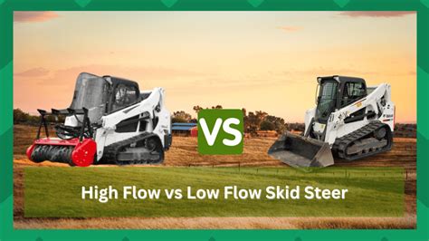 high flow vs low flow skid steer attachments|masticator attachment for skid steer.